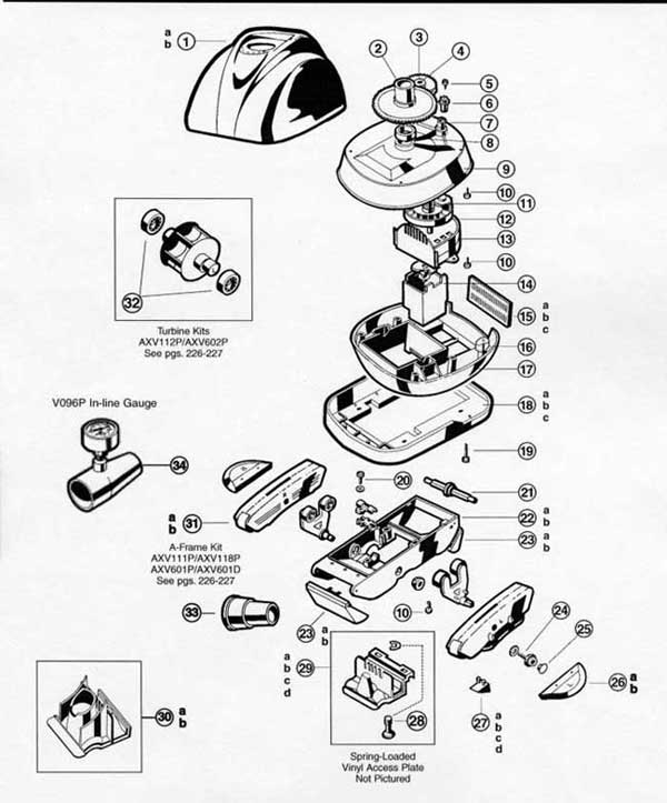 Hayward Navigator pool cleaner http://www.mypool.com/Images/Parts-Diagrams/Hayward-Navigator-Pool-Cleaner.jpg