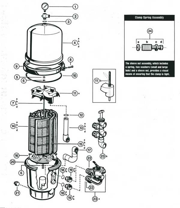 Hayward MicroClear parts diagram