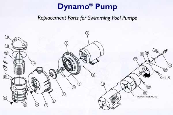 Pac Fab Dynamo Pool Pump Parts Diagram 