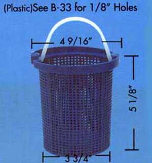 Swimming Pool Baskets, Aladdin B101,B106,B136,B152